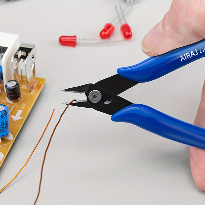 Electronic Diagonal Pliers – Wire Cutter & Side Snips For DIY Electronics Work
