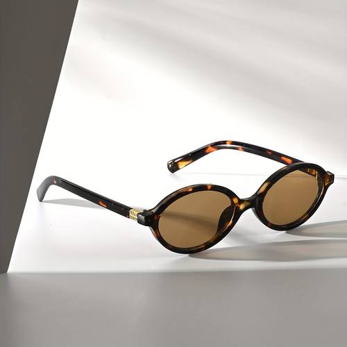 1 pair unisex oval retro pc glasses pc lenses metal hinges face optics indoor adaptive access flash live