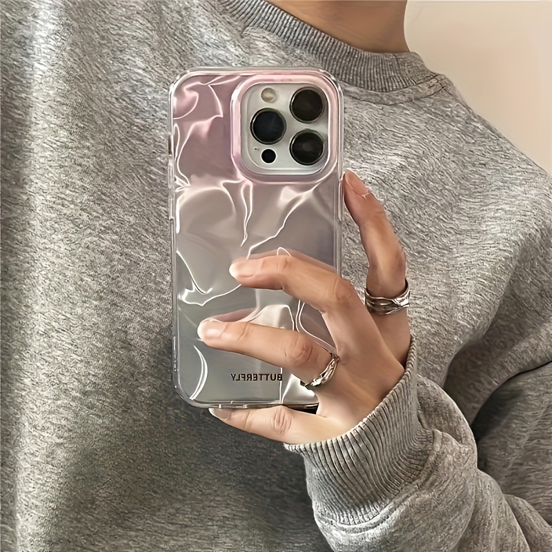 TEMU Cover per iPhone 11/12/13/14/15/16, inclusi iPhone 16/15/14/13/12 Pro Max, XS/XR/X/7/8, in TPU con Sfumato Rosa e - di Zecca