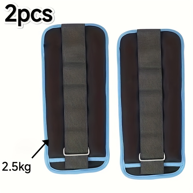 Adjustable Ankle Weights For Women Men Kid 1-5 Kg Pair, Leg Wrist Arm Weight For Pilates, Jogging, Gymnastics, Aerobics, Exercise, Training Physical Therapy|Each 0.5-2.5kg, Total 5kg, Purple