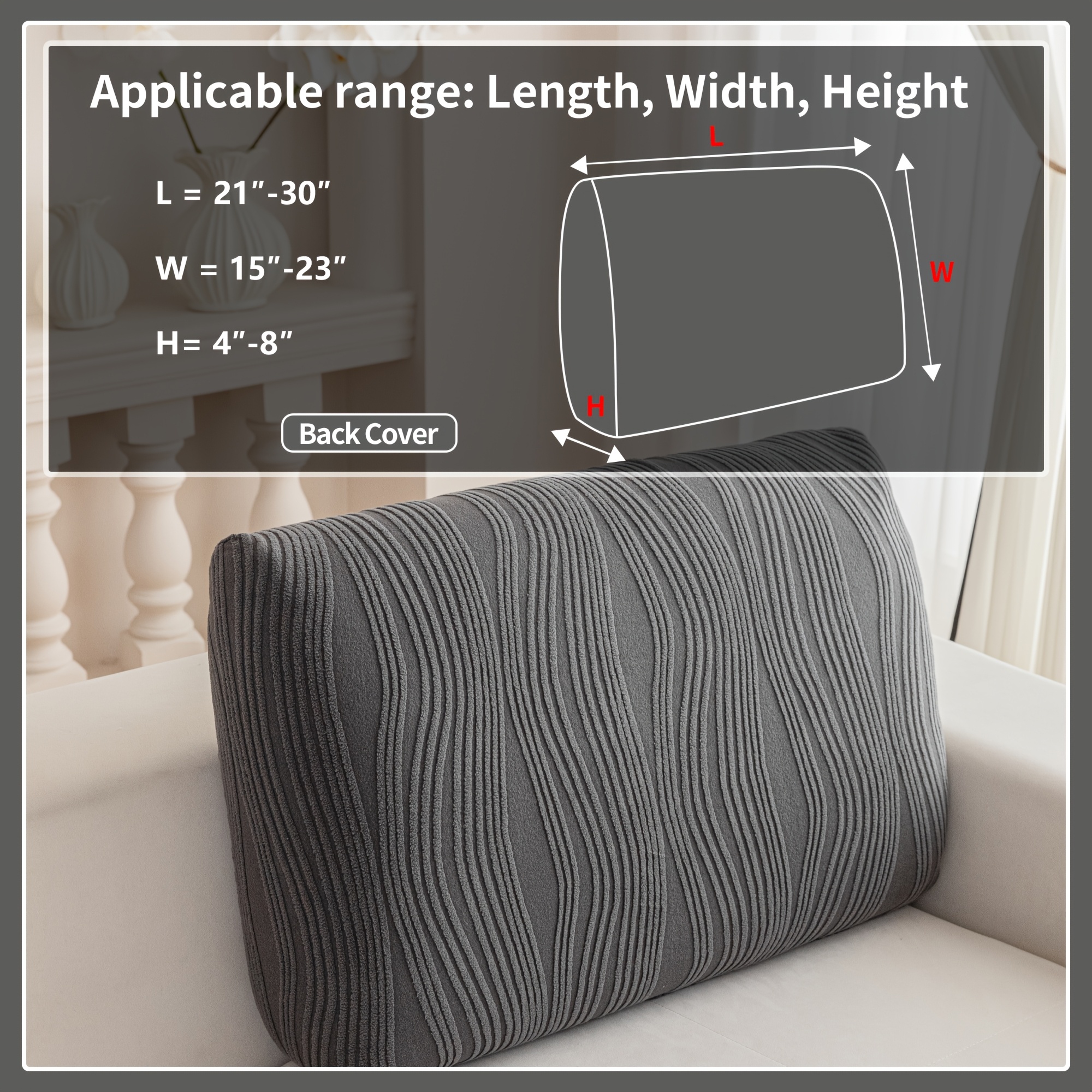 E-shop Stretch Ganzjahres Universal Elastischer Sofakissenbezug, Wohnzimmer Sofaschutz Geeignet für L-förmige Sofas, Einfacher Moderner Stil