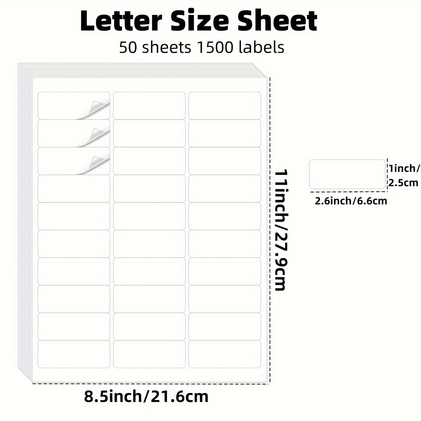 X 2 Address Labels Printable Mailing Labels Laser/inkjet Temu Saudi