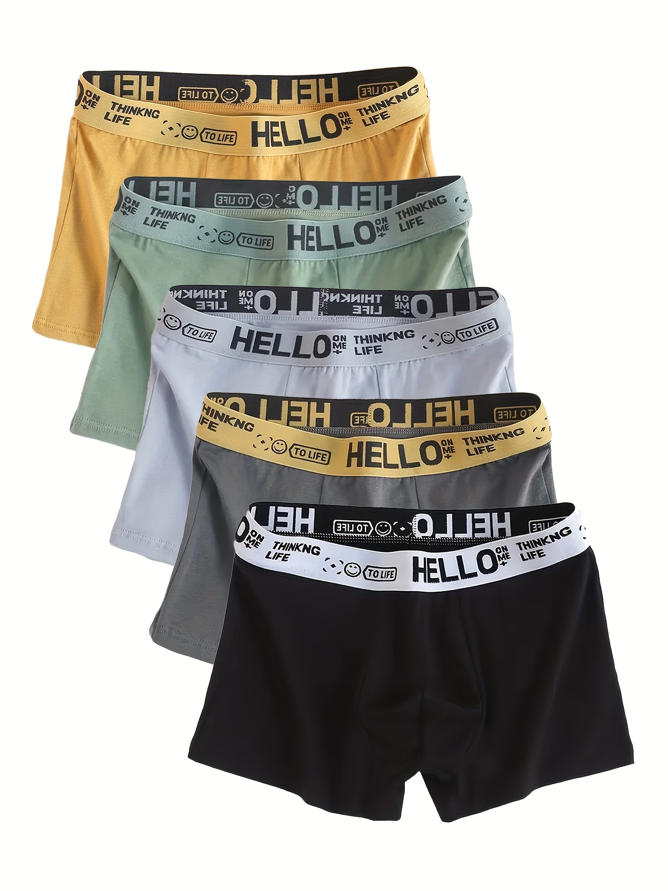 conjunto boxer briefs hombre poliéster 95% elastano 5% Temu Peru