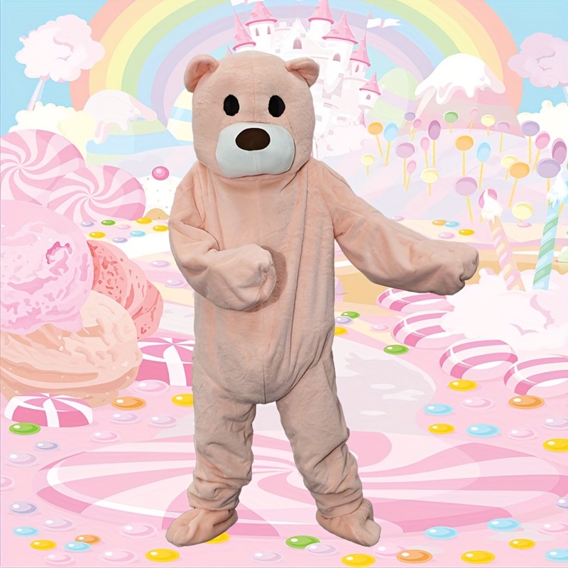 costume orso peluche rosa adulti abbigliamento Temu Switzerland