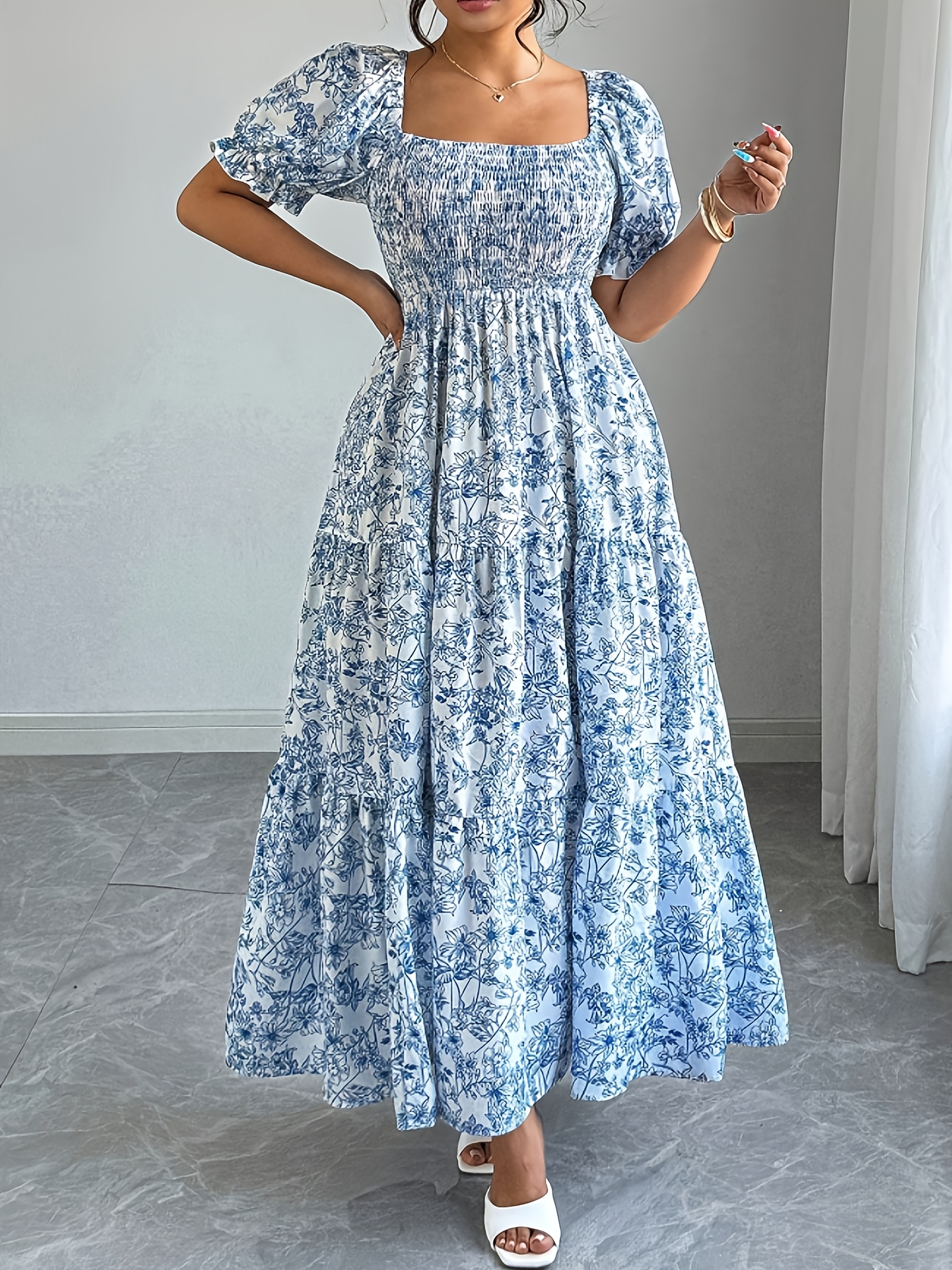 grey and blue prom dresses DUNA PLATINUM BLUE DRESS | CULT MIA main image 0