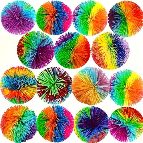 12pcs random colors sensory elastic thread balls colored rubber thread balls suitable for birthday party gifts birthday favors gift bag fillers party games classroom rewards carnival prizes christmas gifts party favors