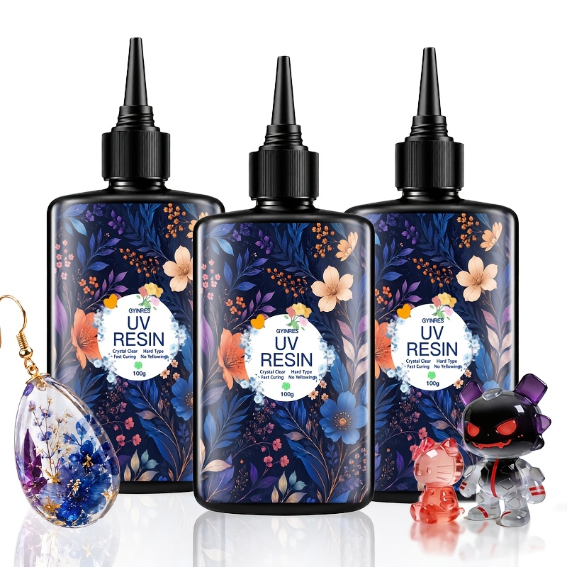 Transparent Handmade Resin, Resin Kit, Upgraded , Fast Curing, Suitable For Making Fridge Magnets, Jewelry Crafts, Mold Casting, Hard Material, In 100g/200g/300g Sizes, An Handmade Gift