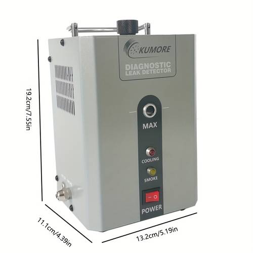 smoke machine with built in air pump professional vehicle leak diagnostic detector tools kit for leaks test fuel evap and other cars system with 250ml smoke fluid