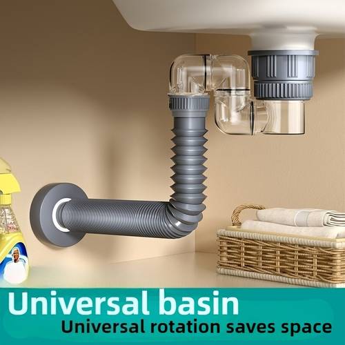 new household drain pipe anti odor simple sink drain rotating under counter basin modern minimalist backflow odor prevention device