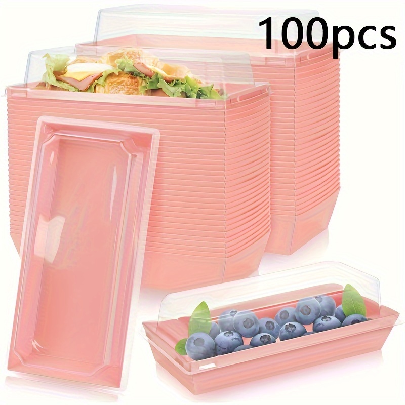 Pp Plastic Storage Box Small Transparent Box Thick - Temu