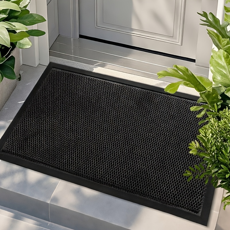 Premium Halloween Outdoor Floor Mat, Machine Washable Natural Rubber