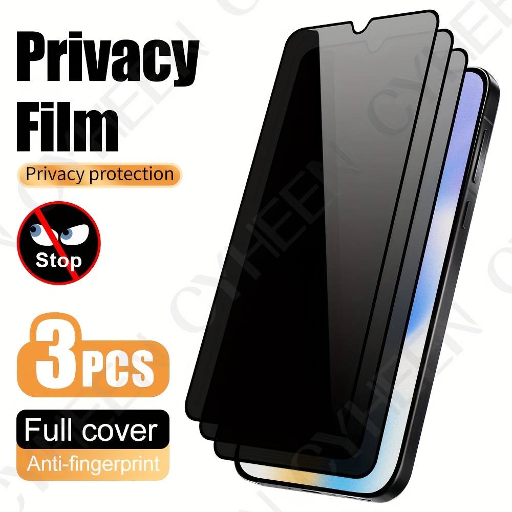 

3pcs Anti-peep Tempered Film A16/a06/a05 Mobile Phone Tempered Film A15 4g/a25 Anti-peep Sticker A35/a55/a04/a14 4g Protection Full Screen A34/a54 5g/a04e/a14 5g High Quality And Anti-fall A15 5g/a05s