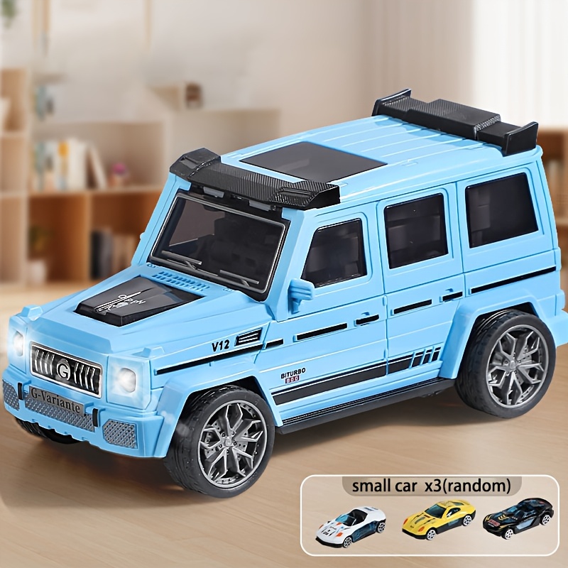 Transforming Track Car, Off-road Vehicle, Foldable Children's Educational Toy Car Model, Accessory Colors Random