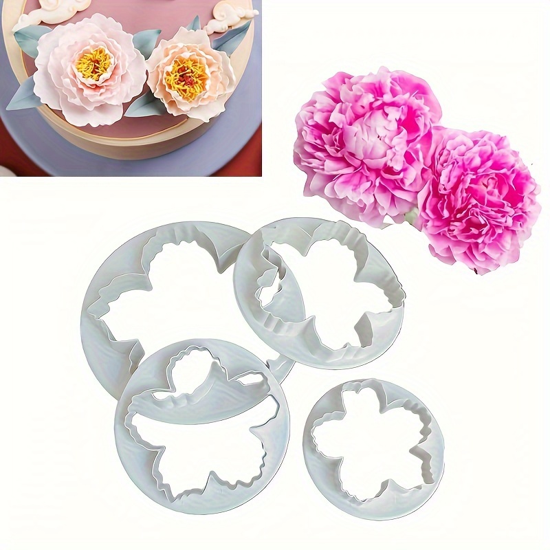 

4pcs/lot Petals Pattern Cookie Mold Sugar Fondant Cutter Cake Decoration Cutting Mold Tools For Biscuit Cupcake Pastry