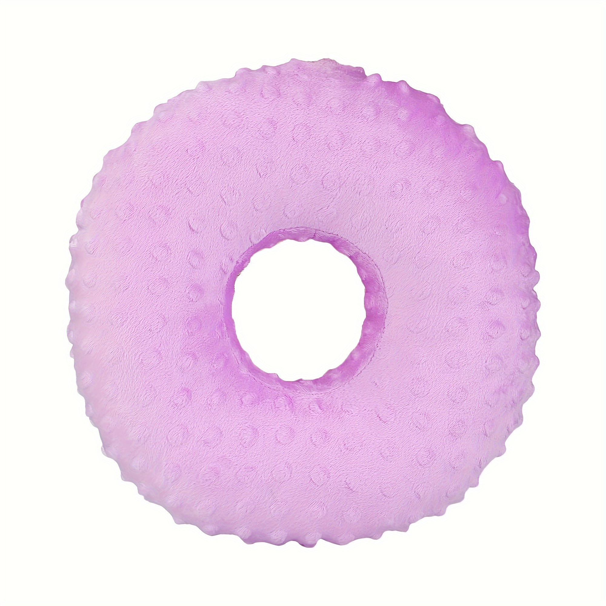 Image of 1pc Ear Piercing Pillow For Side Sleepers, Nap Sleeping Pillow For Office, Neck Pillow, Donut Pillow With Ear Hole, Ear Pillow, Pillow, Bolster Pillow, O-shaped Side Sleeping Pillow