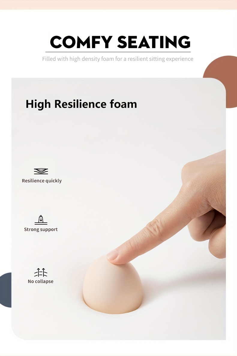 [Stylish Leather Stool] 1pc Stylish & Versatile High Quality Oil Wax Leather Low Stools, Footstools, Leather Padded Footstools - For Sofa End, Shoe Changing Stools For Living Rooms, Corridors, Foyers, Entrance, Bedroom, Home Decor Furniture, Furniture For Home