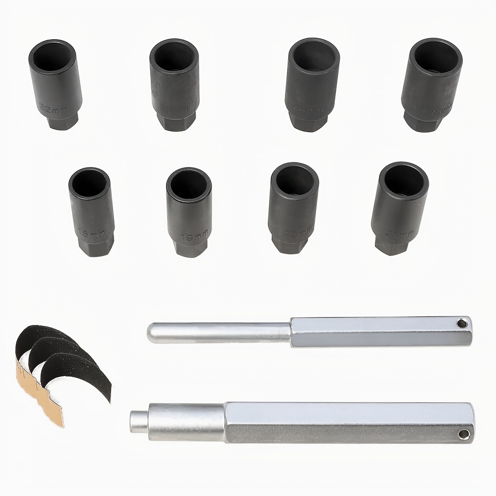 Heavy Duty Conical Nut Extractor Set with 8pcs Sockets