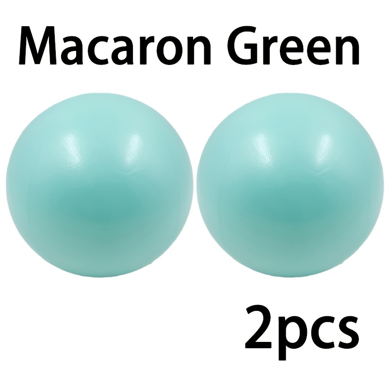 TEMU 2pcs Lingpeng 25cm/9.84in Yoga Balls - High Quality Non-slip Exercise Balls For Home Gym, Workouts, Durable Indoor Fitness Training Equipment