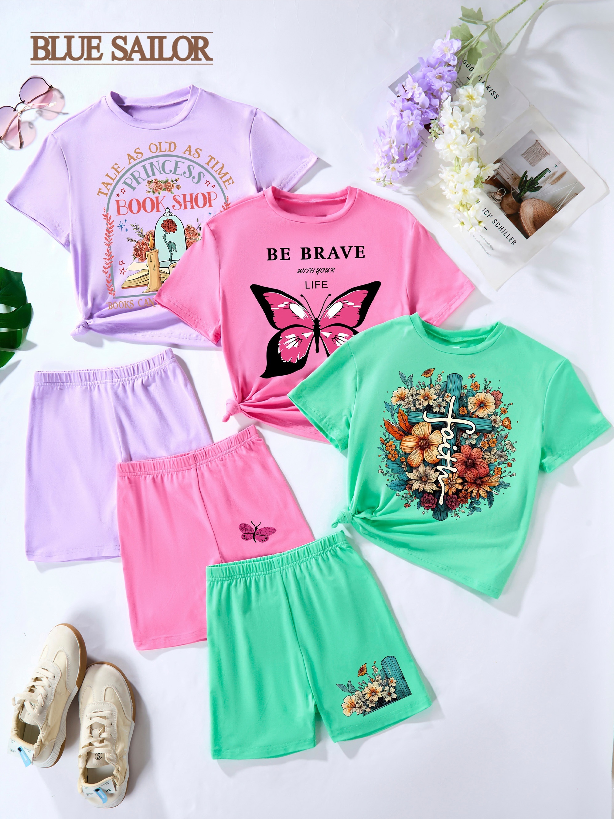 プリンス テニスウェア レディースTシャツとショートパンツ セット L