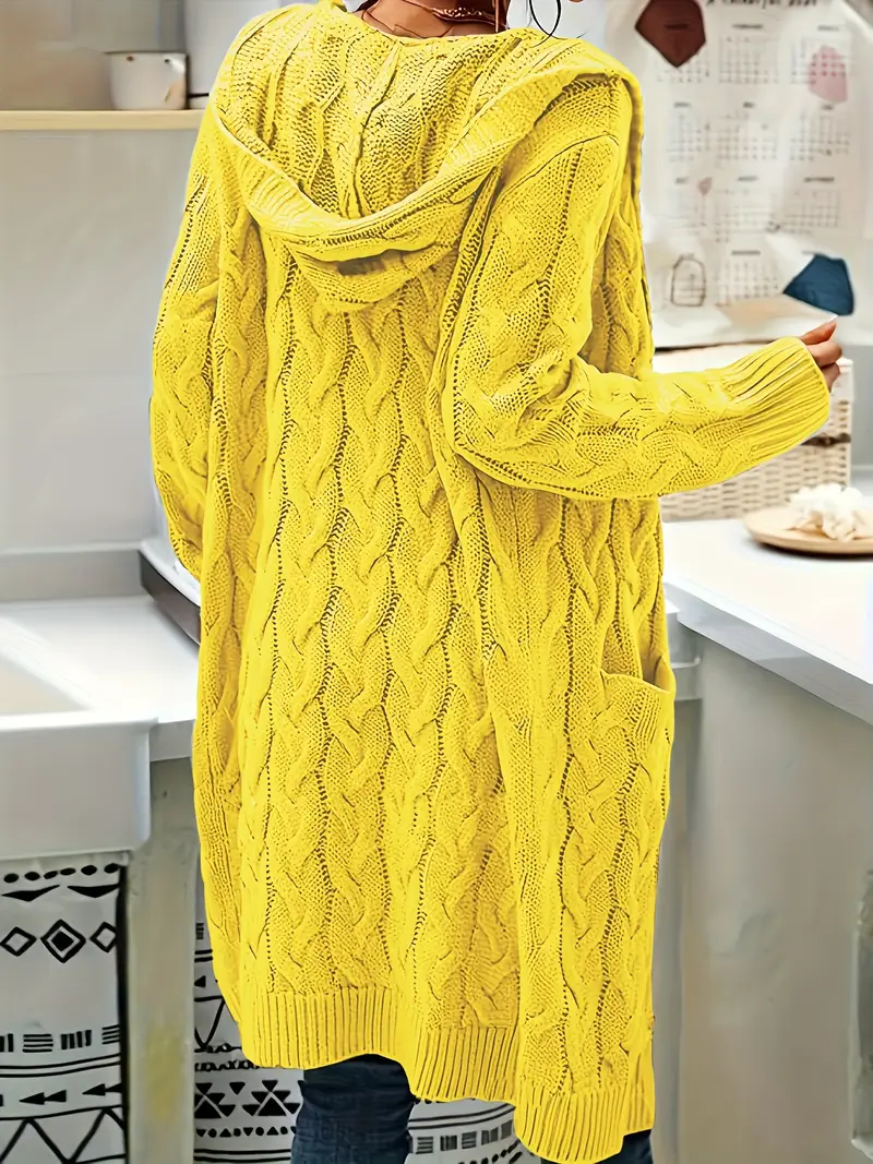 womens casual cardigan front long sleeve solid color sweater with pockets cozy fall winter layering essential for jeans dresses sweater cardigan autumn wardrobe stylish textured knitwear wear details 10