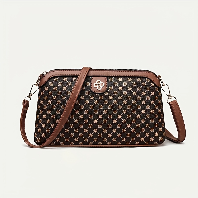 Image of Women' Shoulder Bag - Neutral Men's And Women' Shoulder Crossbody Bag With , Color- , Casual Small Bag [pendant Style Random, Zipper Random]