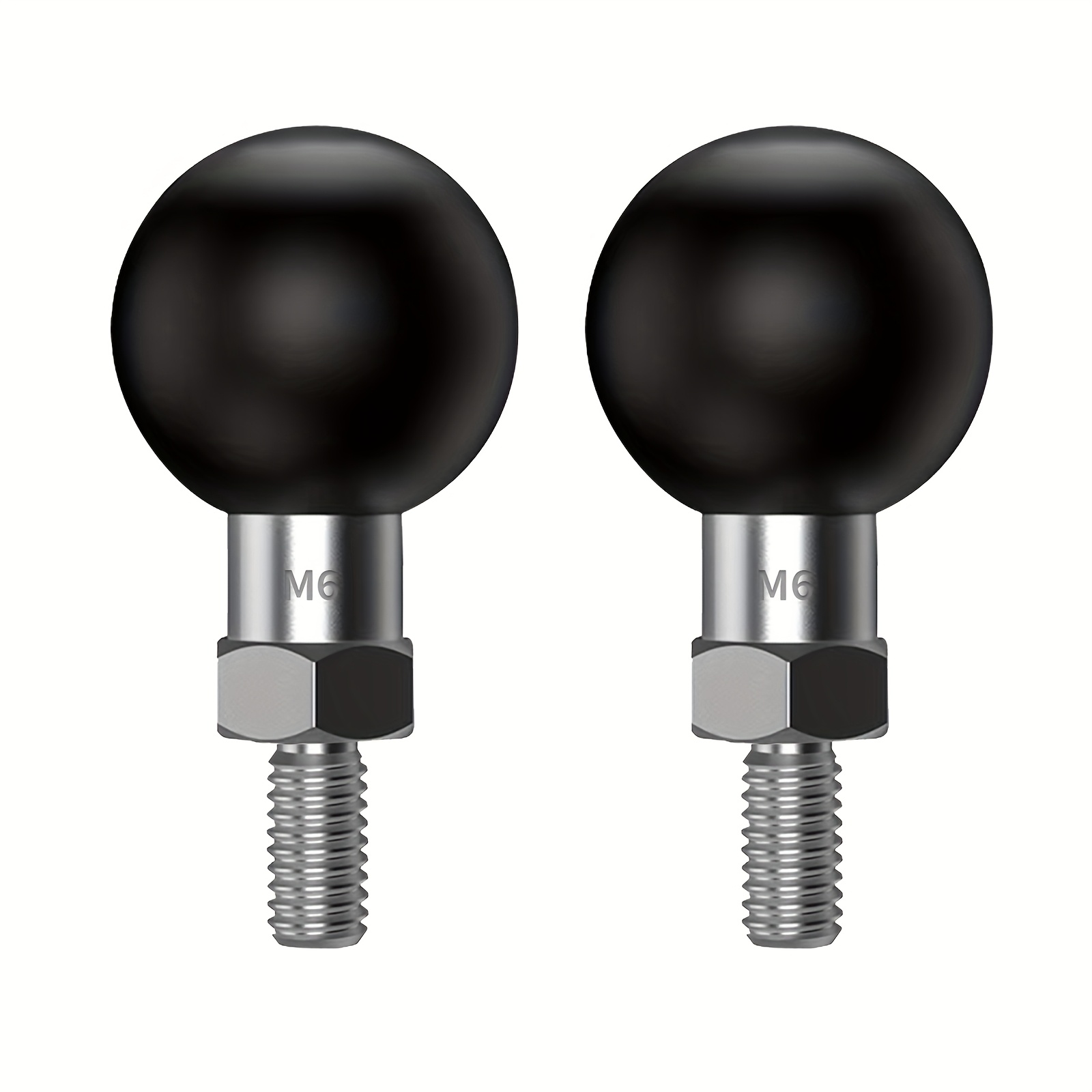 E-shop Der 1-Zoll-Kugelkopf-Prozessor-Basis kommt mit einer M6X1.0mm-Schraubkopf-Spitze, kompatibel mit RAM-Mounts B-Größe Klemmarmen, geeignet für