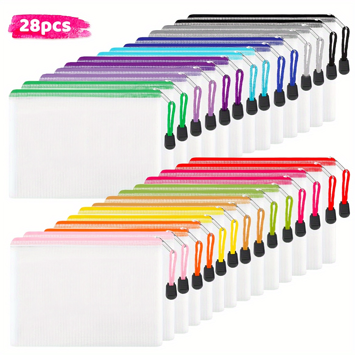 

28pcs A6 In 14 - Plastic Organizer For , Earphones, &