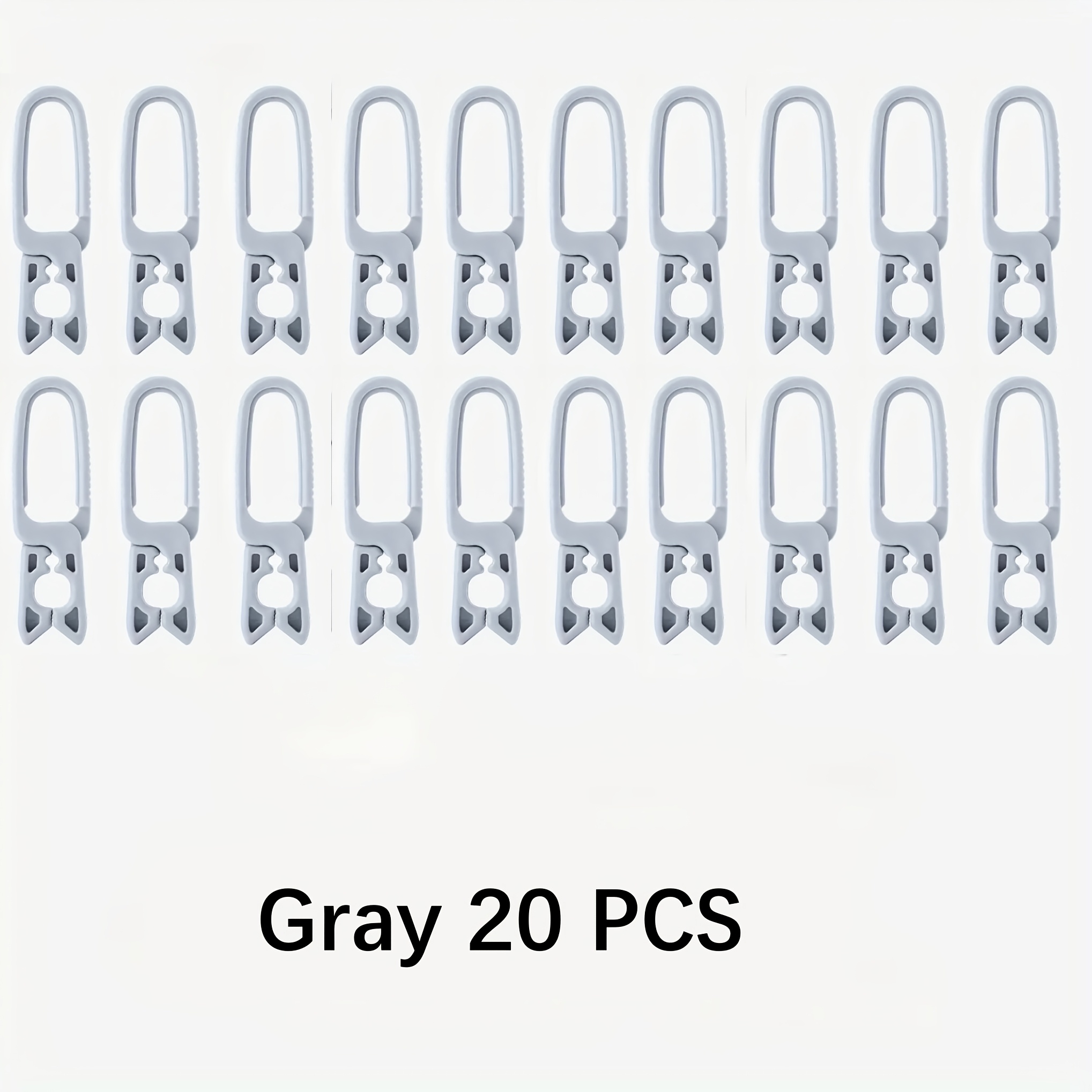 Image of 10/20pcs-sock Storage Clip, Windproof Clip, Home Clothes Hanger, , Hook, Home Daily Use, Clothes Pins