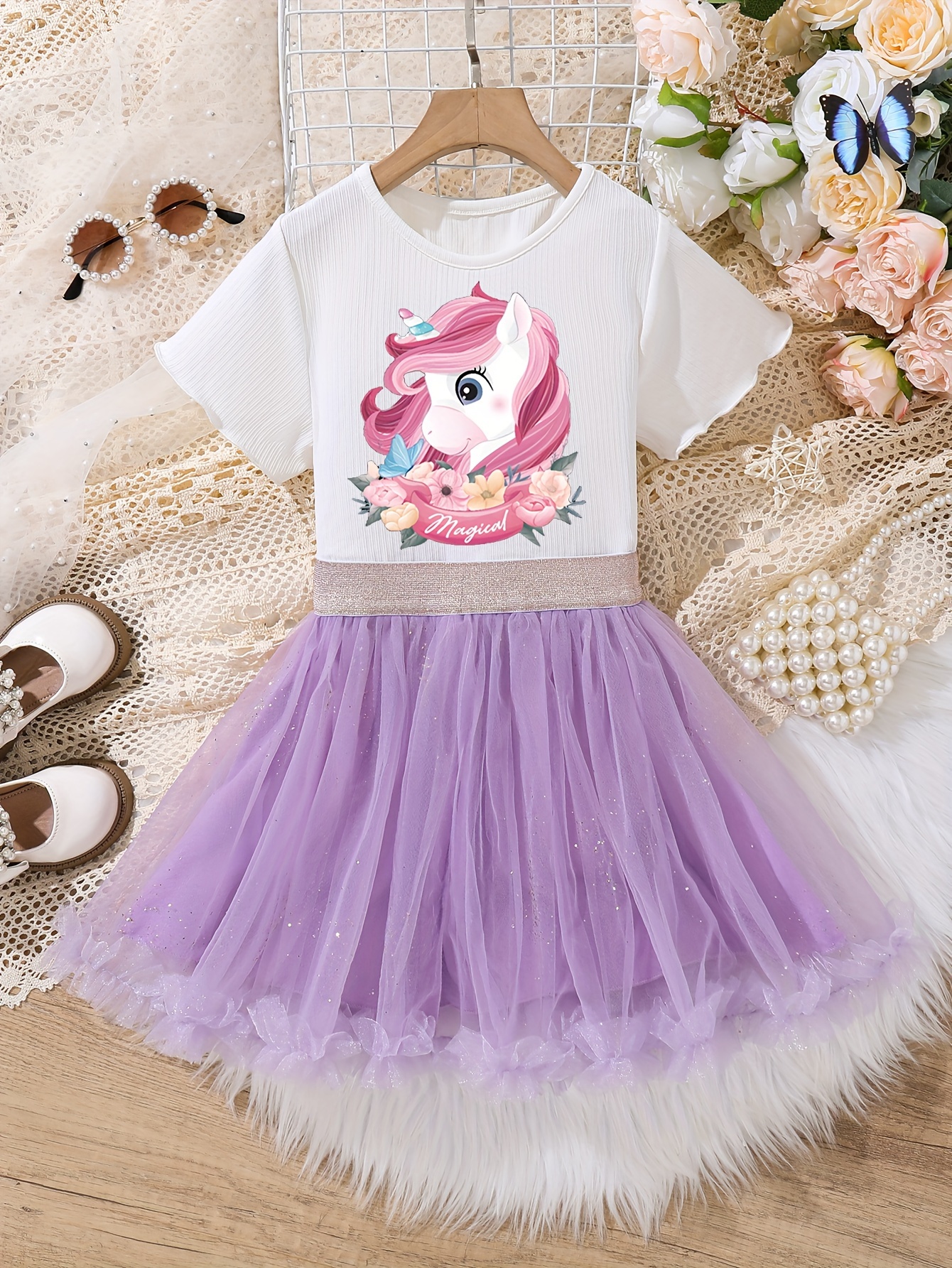 Unicorn t shop shirt and skirt