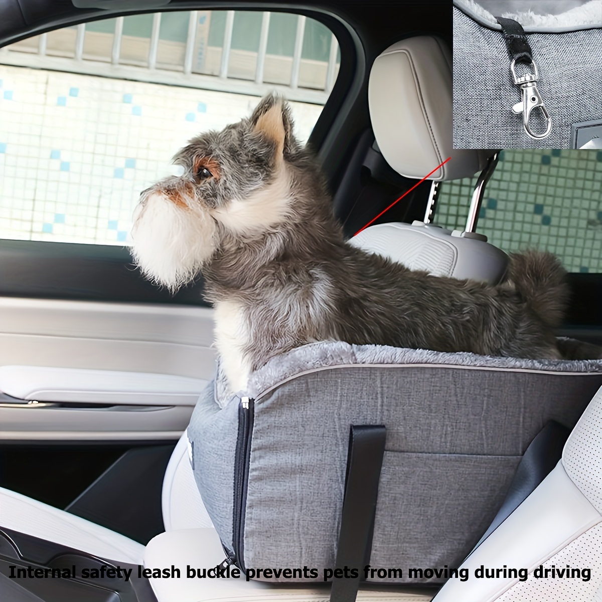 Siège auto pour petit chien ou chat, siège rehausseur pour animal
