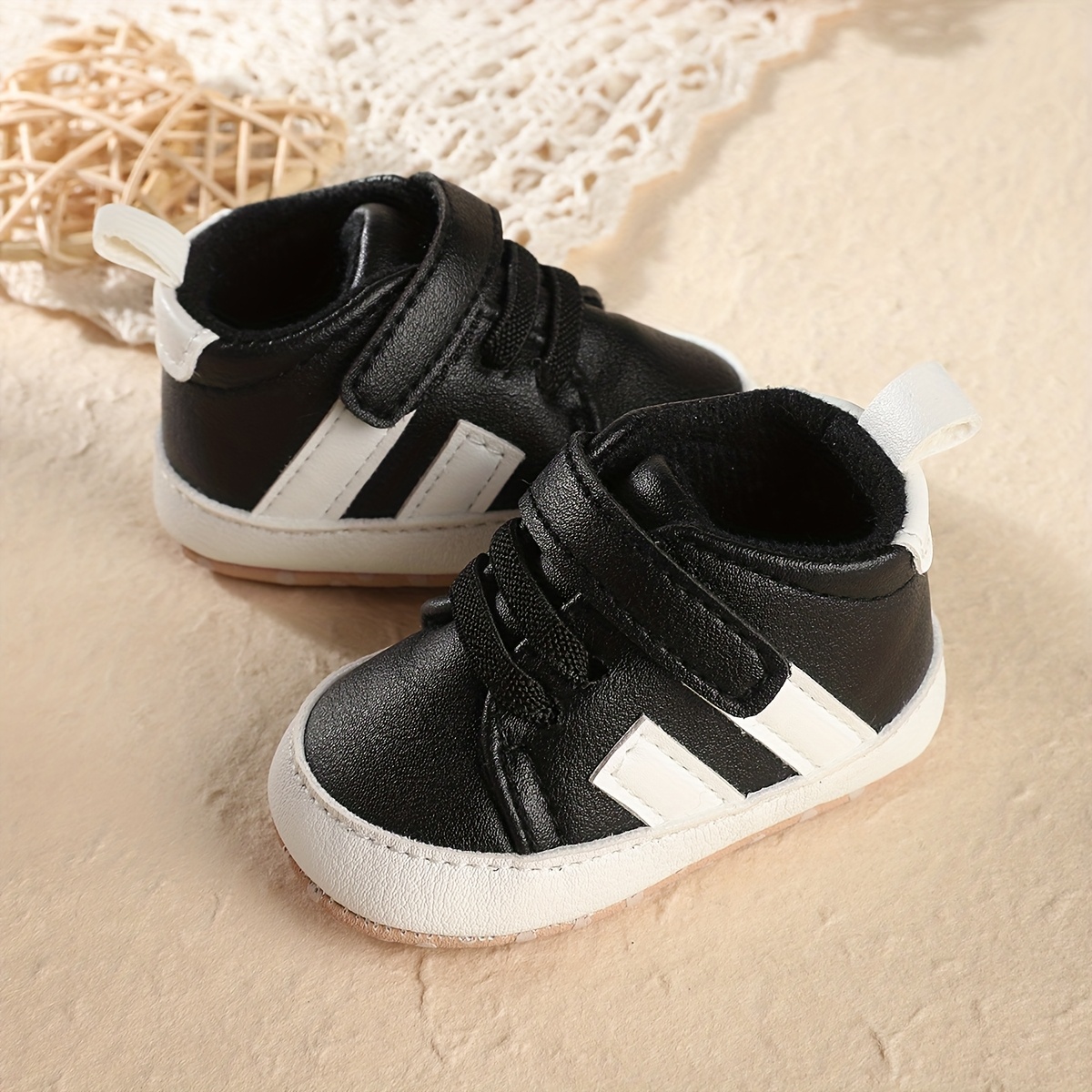 0 3 months newborn baby boy casual canvas cute flat design - Temu