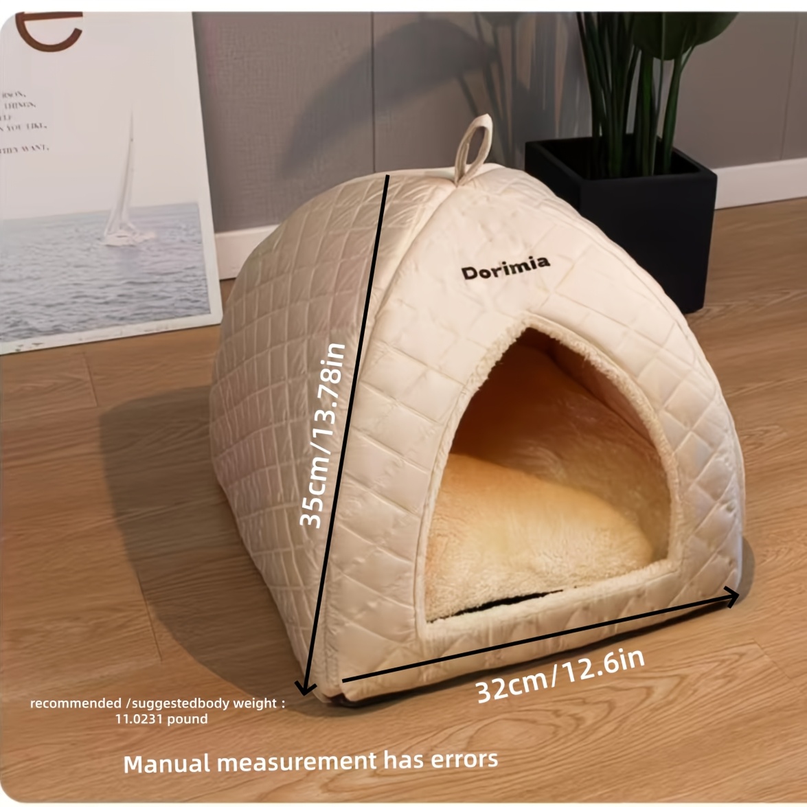 easy cat bed   room bedroom balcony cat nest portable cat bed Product details 0