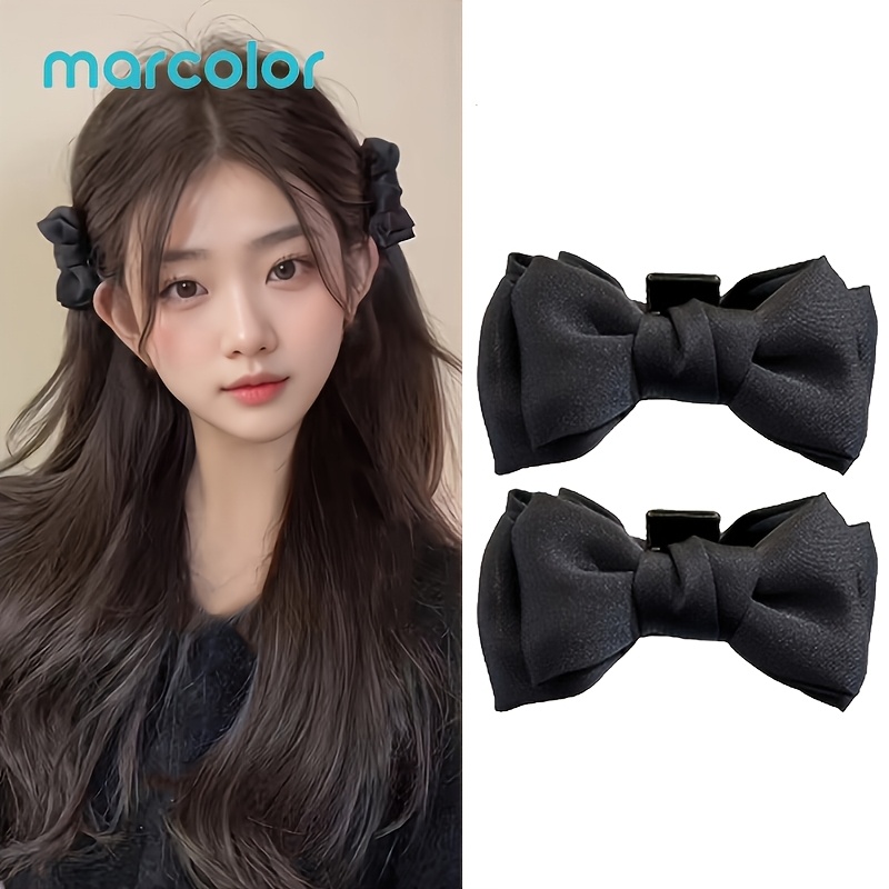 TEMU Marcolor Mini Pin's Oreilles Elf, Pince à Cheveux pour Frange Frontale, Pin's Cheveux Princesse pour Femmes, Coiffure Tendance et