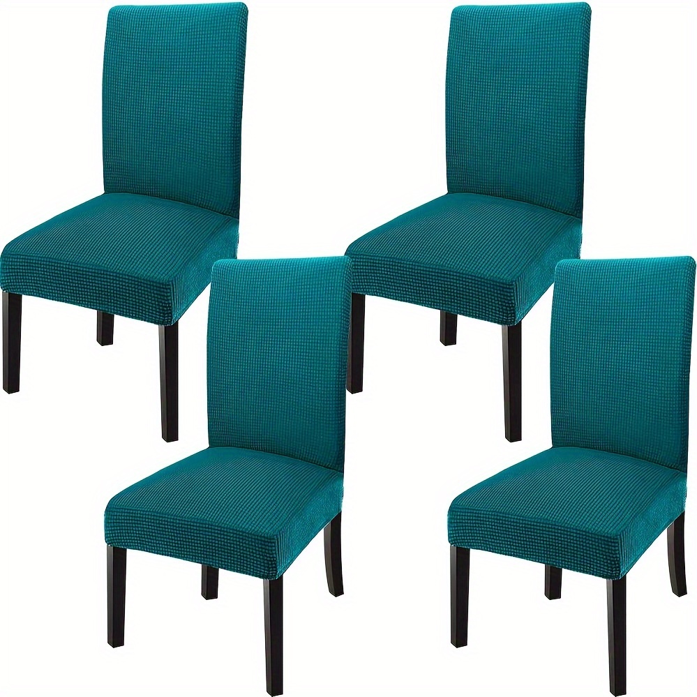 Denim dining best sale chair covers