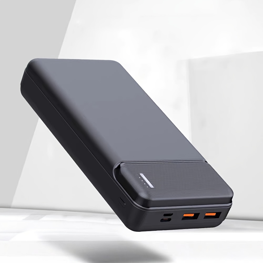 TEMU Power Bank .5w 20000mah Portable Charger, Battery Pack External Phone Charger With Usb-c Input/output For Smartphones, Tablets, Heated Clothes.,