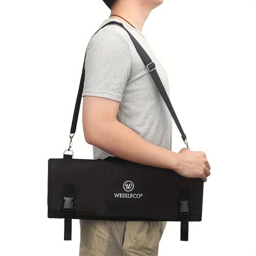 chef roll bag carry case roll bag portable case holder pocket storage bag kitchen cooking accessories