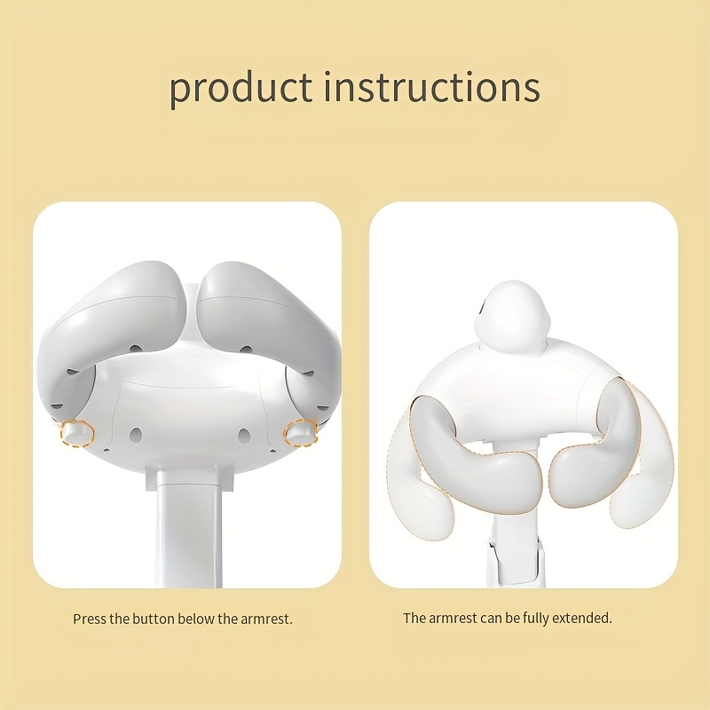 Adjustable Folding Standing Bath Table with Non-Slip Base - Heavy-Duty PP Material, Ergonomic Design for Safe Bathing, Easy Setup & Storage