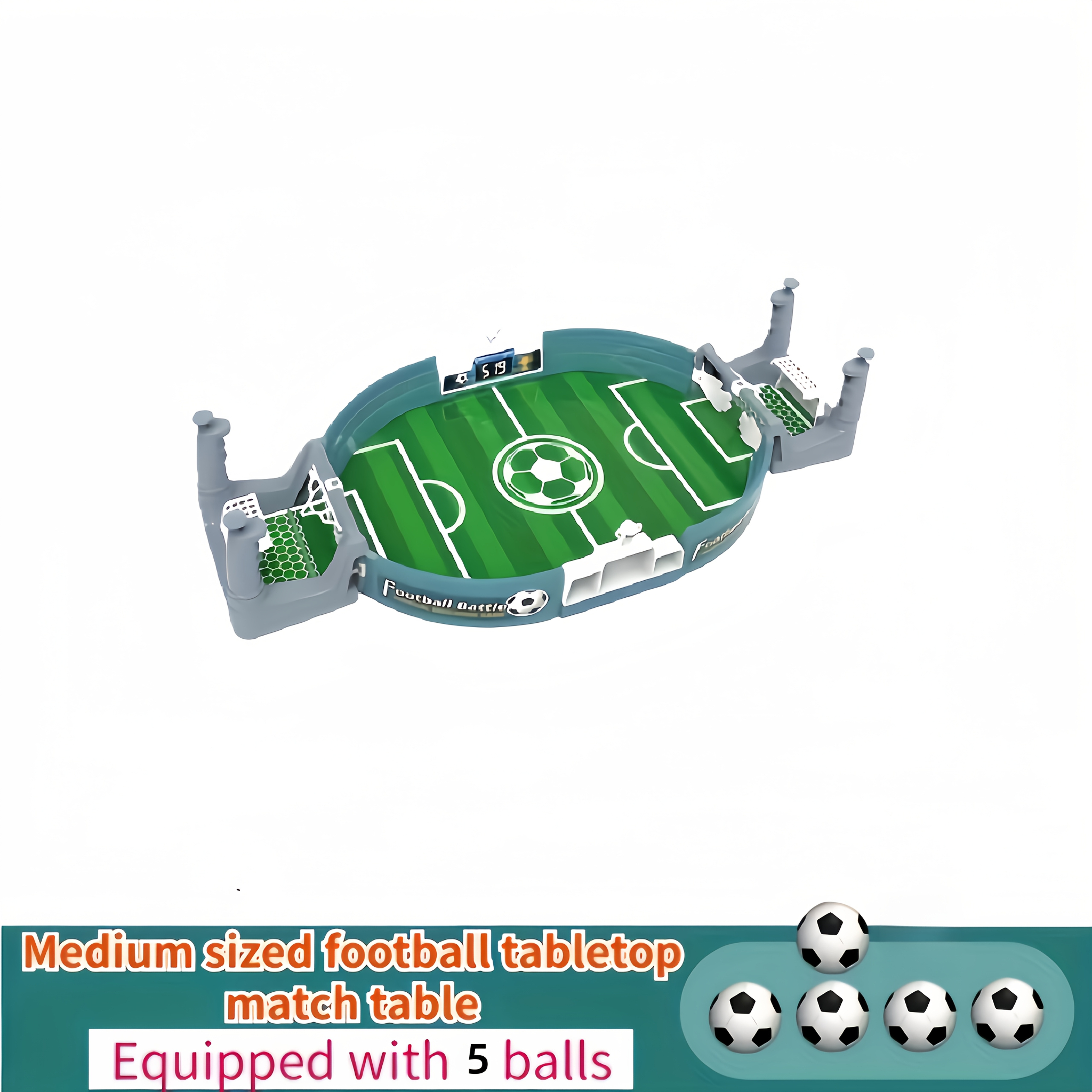 TEMU Baby-foot Édition Maison - Jeu de Société avec Options de Combinaison 2/3/5 Balles, Développe la Motricité Fine et la Coordination Œil-Main -