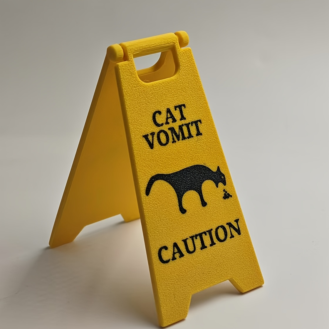 

1pc Prank Warning Sign - , Dual-sided, Foldable Design For Outdoor Use, Quality,