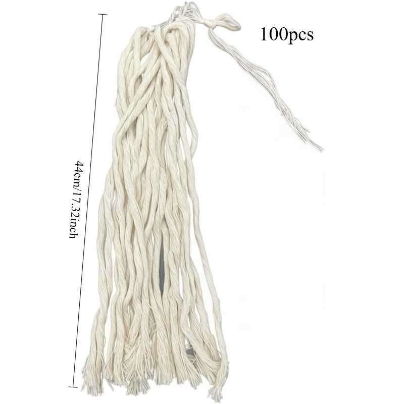 TEMU Kerosene Stove Wicks (pack Of 100), 17.3-inch (44 Cm) Universal Replacement, Suitable For Lanterns, Heaters, And , Clean Burning