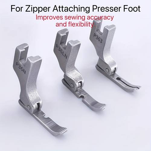 3pcs industrial sewing machine presser feet p363 p36n p36ln set zipper toothpick presser accessories tool kit