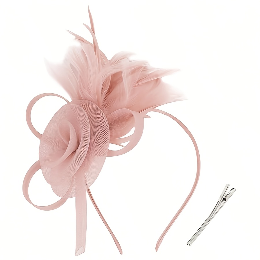fascinators für damen, tee-party-hüte für damen, fascinator kirchenhut mit clip für cocktail-hochzeit