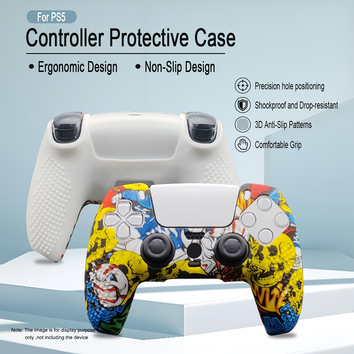 Water Transfer Printing Protective Case for PS5 Controllers