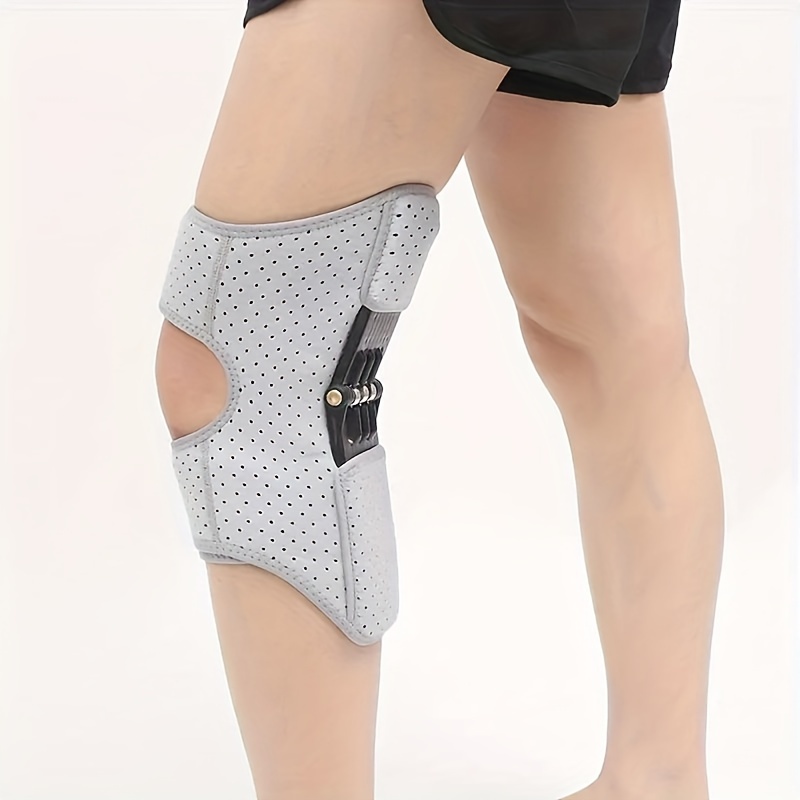 

Adjustable Knee Support Brace With Powerful Springs - Ideal For Sports, Climbing & Gardening, Fits 99-187lbs,