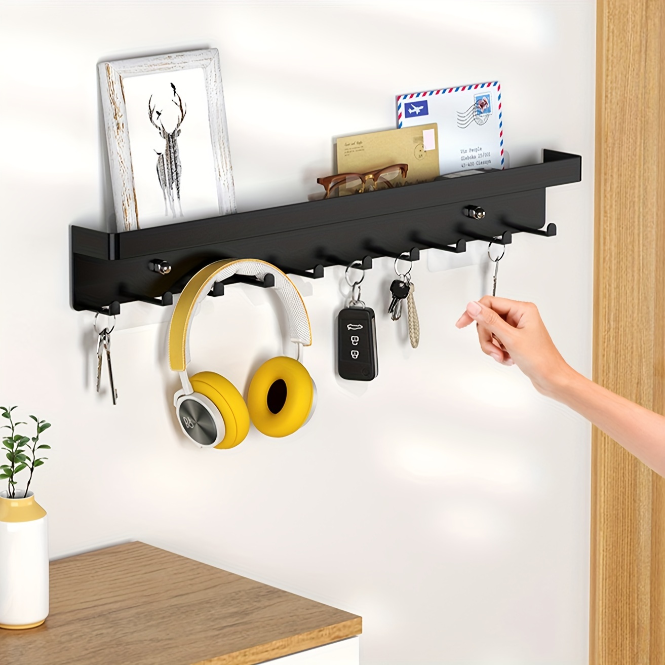 

[ ] -mounted - For , , Books & - Install, For , Bathroom, Bedroom Decor