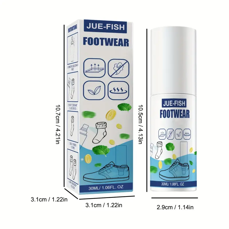 3pcs 1 06oz sweat controller for feet shoes closets and sneakers long lasting non irritating and skin details 0