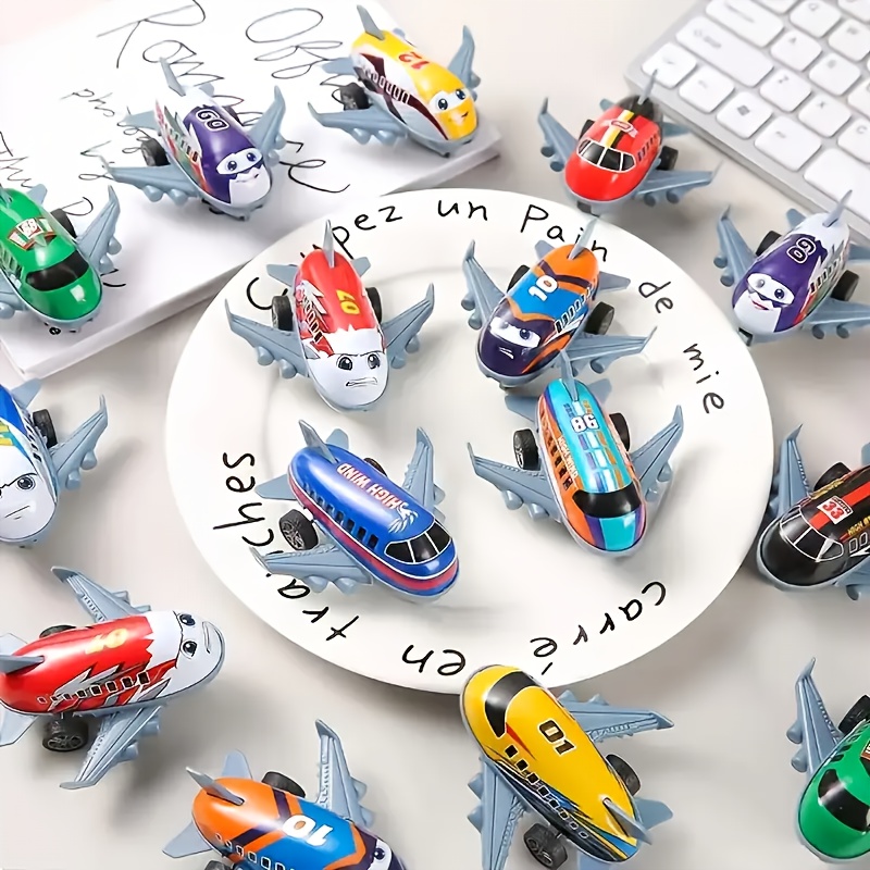 Plastic Airplane Set Inertia Drive - Perfect Party Favors