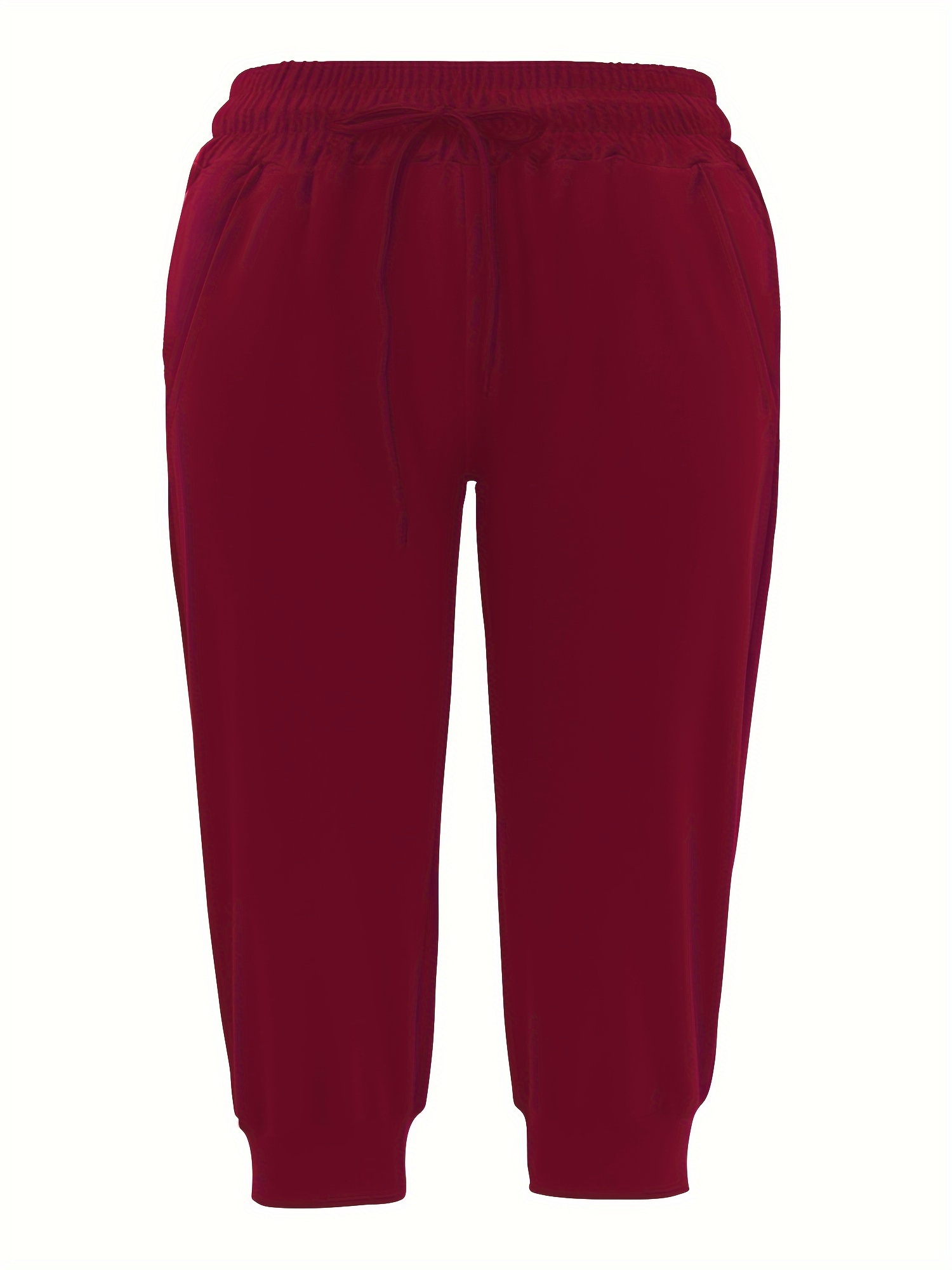 Women's plus size capri joggers sale