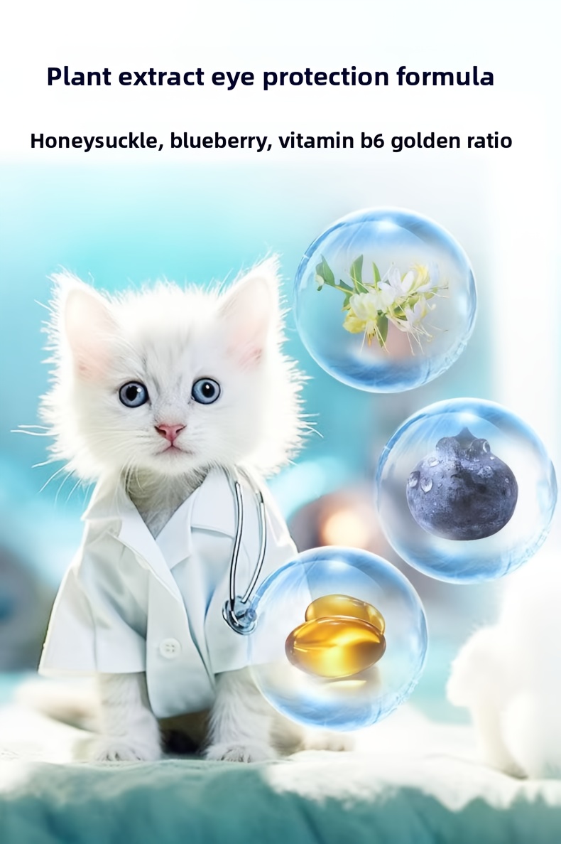 PETCLEAR Pet Eye Wash Solution Is a Professional Eye Cleaning Pet Care Product That Gently and Effectively Cleans Pets' Eyes, Helping to Remove Eye Secretions, Dust, and More. The Bottle Measures Approximately 13cm/5.12inch in Height and 7cm/2.76inch