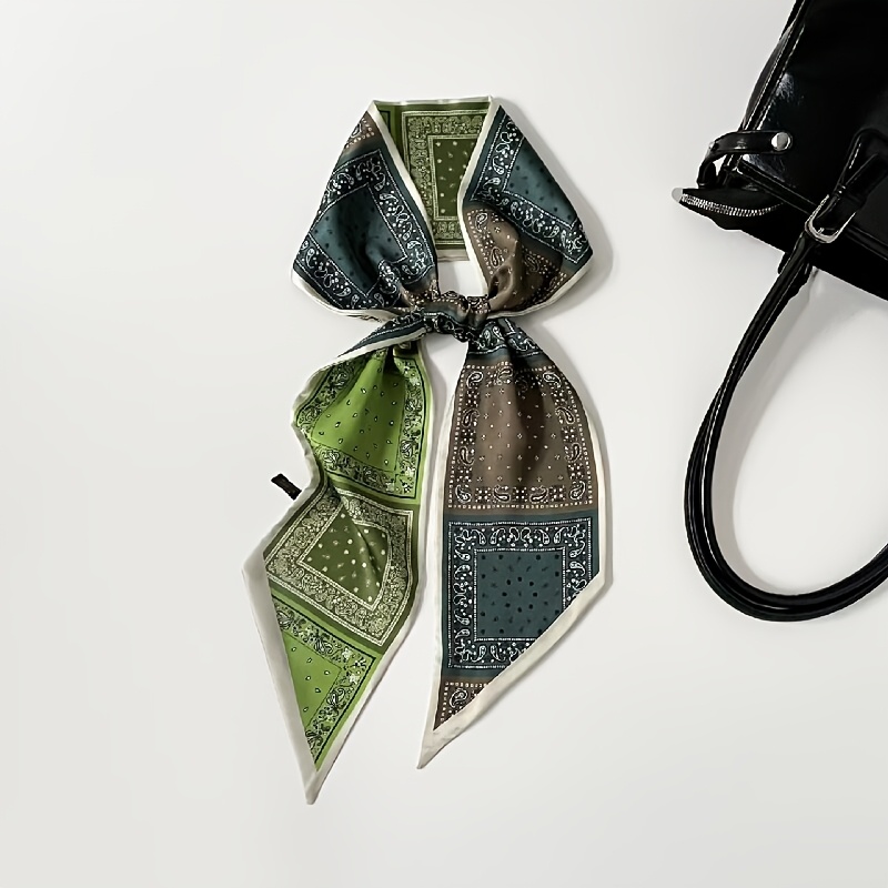 TEMU Women's Additions Scarf Waistband Necktie, Versatile Wearable Style Fits Multiple Outfits, Can Wrap Around Waist As Belt To Waist Ratio, Or Tie